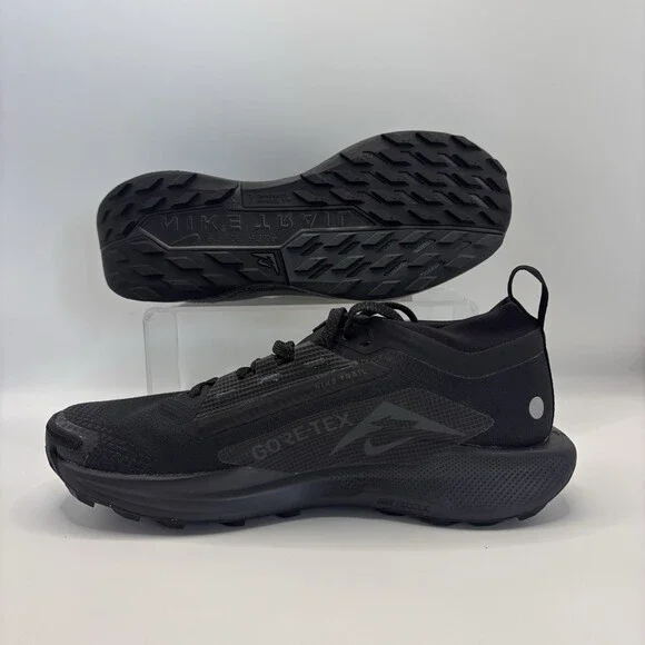 Mens Size 7.5 Nike Pegasus Trail 5 GTX Black Anthracite FQ0908-002 - Picture 3 of 5